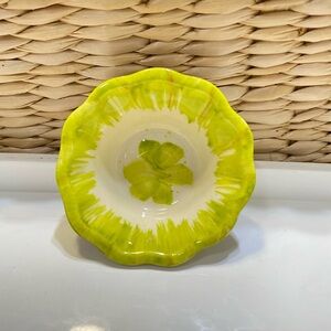 Vibrant Green Ceramic Bowl